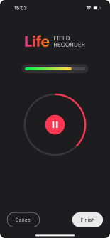 Life Field Recorder app